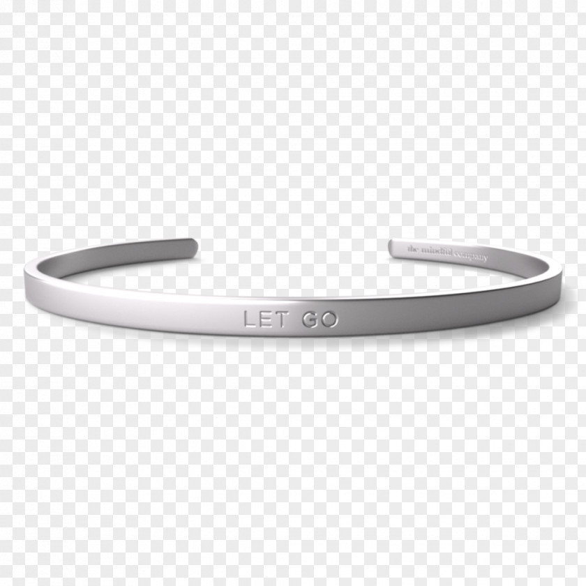 Let Go The Mindful Company Bangle Engraving Cuff Clothing PNG