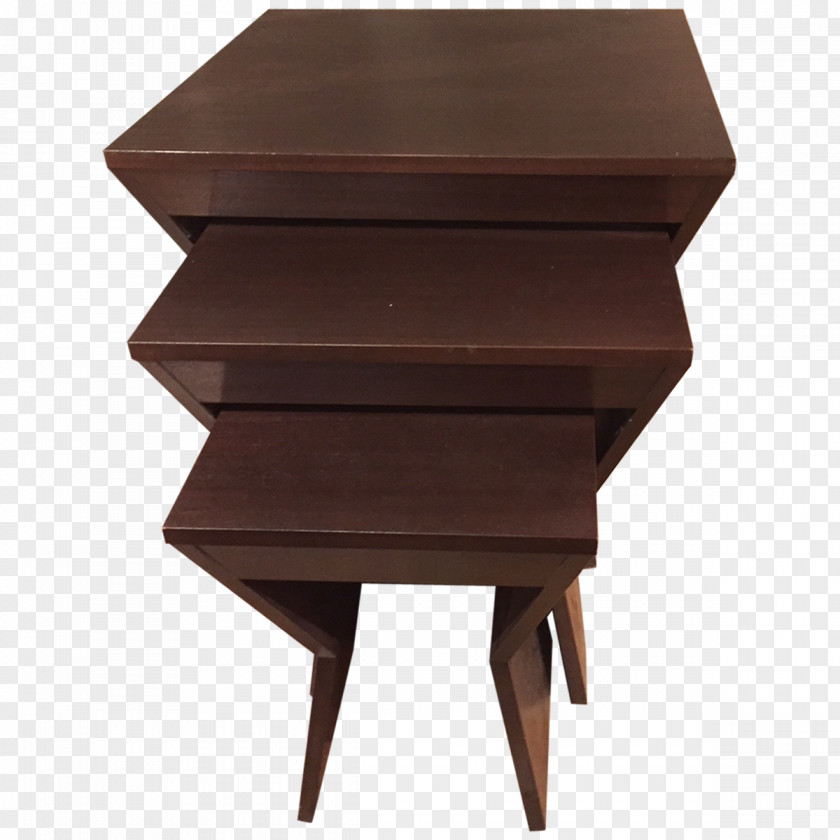 Mahogany Chair Bedside Tables Drawer PNG