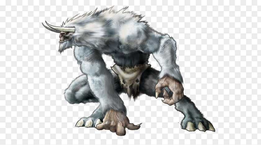 Monster Snow Town Yeti Bigfoot Legendary Creature PNG