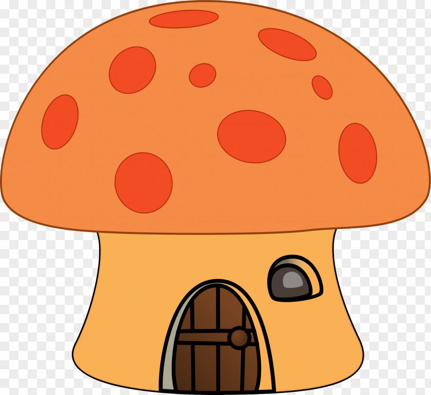 Mushroom House Clip Art PNG