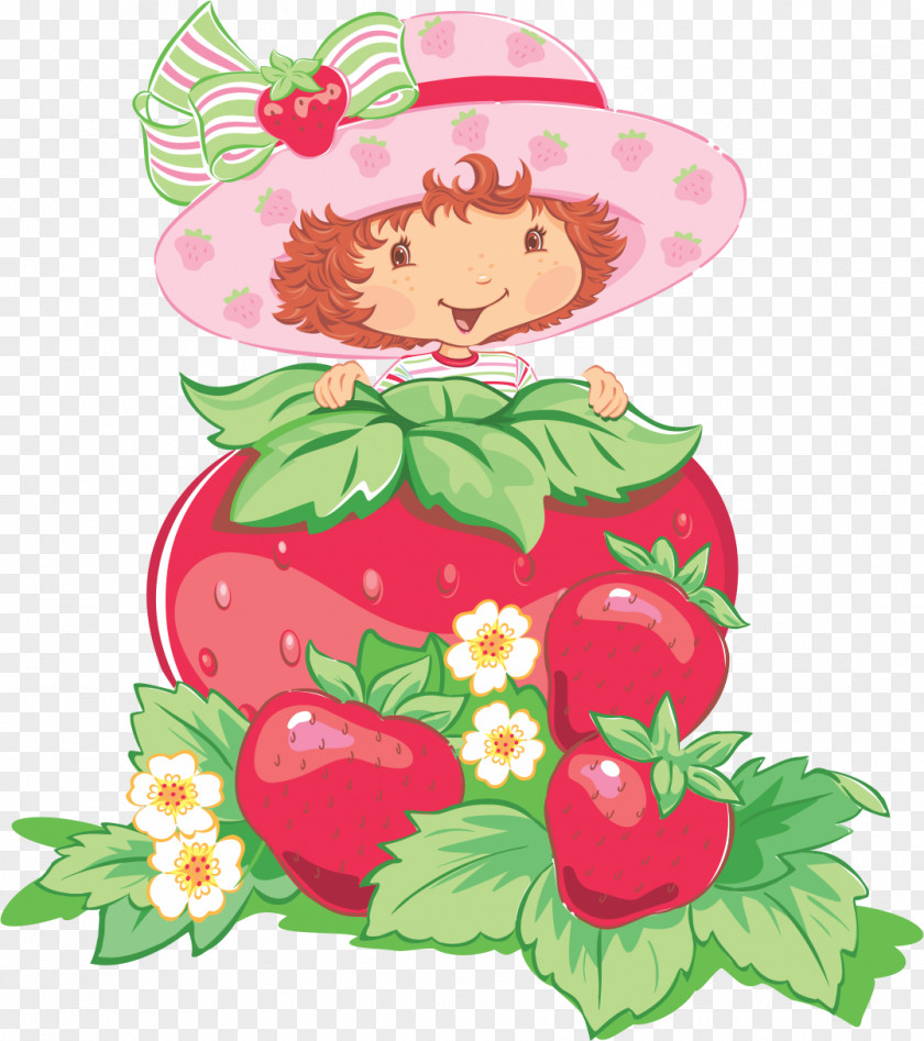 Strawberry Shortcake Cream Cake Pie PNG