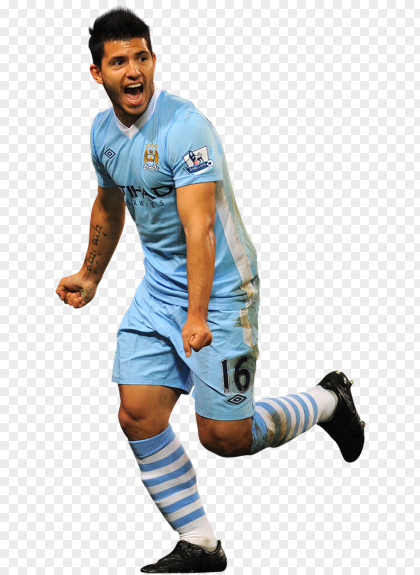 Football Sergio Agüero Manchester City F.C. Jersey PNG