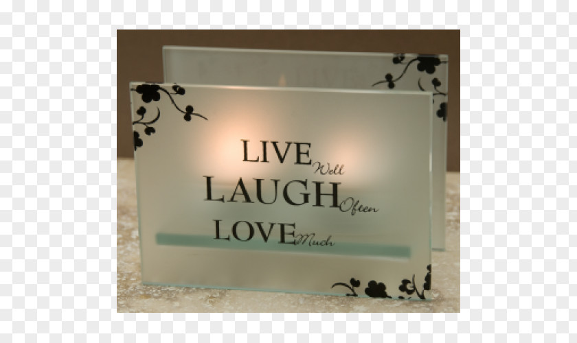 Live Laugh Love The Catcher In Rye Rectangle Glass Font PNG