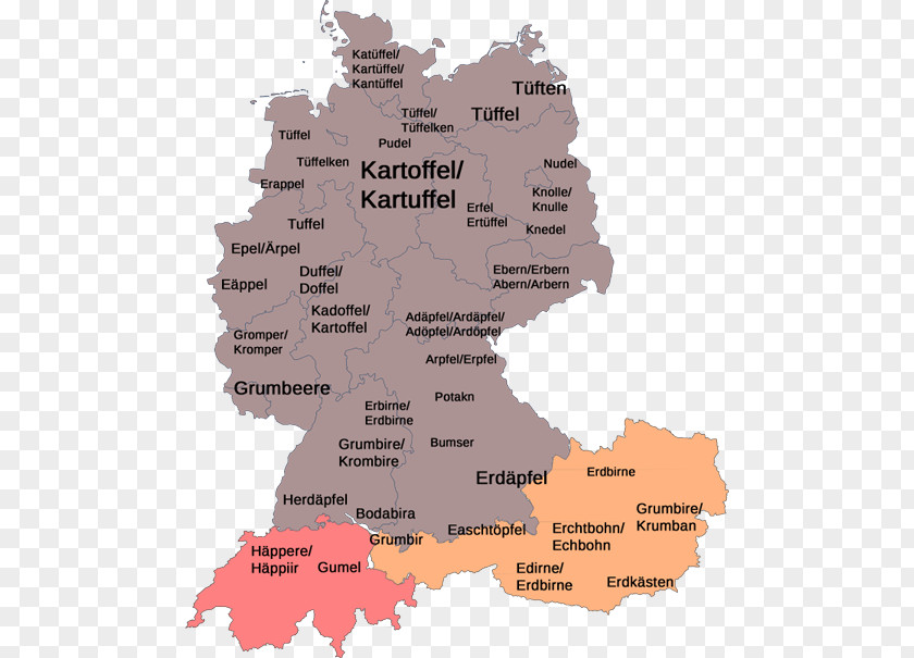 Map West Germany Language East PNG