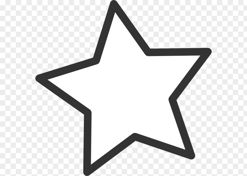 Cliparts Stars Online Star Black And White Clip Art PNG
