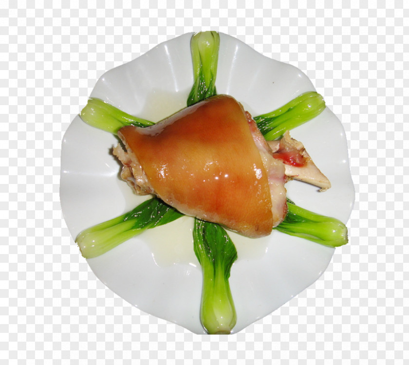 Greens And Vegetables Siu Yuk Domestic Pig Roast Hunan Cuisine Pigs Trotters PNG