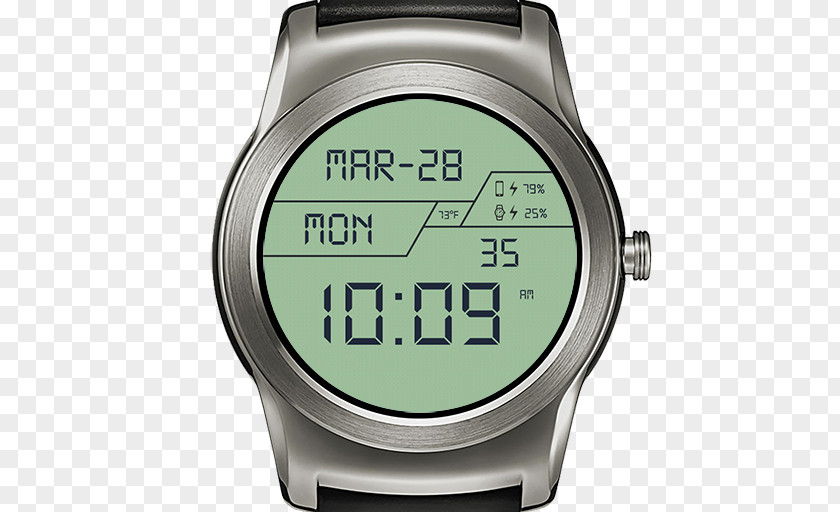 Pocket Watch LG G R Digital Clock Wear OS Face PNG