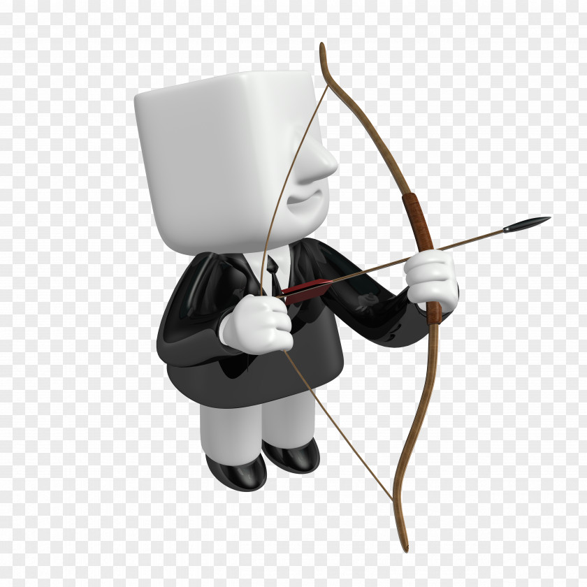 Take A Bow And Arrow 3D Villain Archery PNG