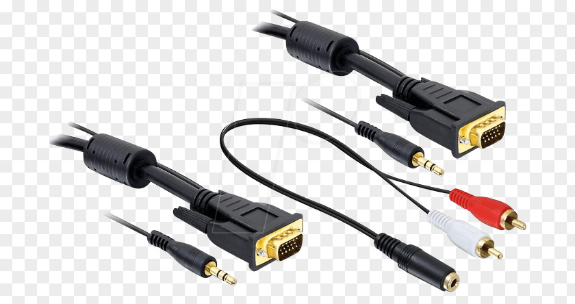 Adapter HDMI Coaxial Cable Electrical Connector VGA PNG
