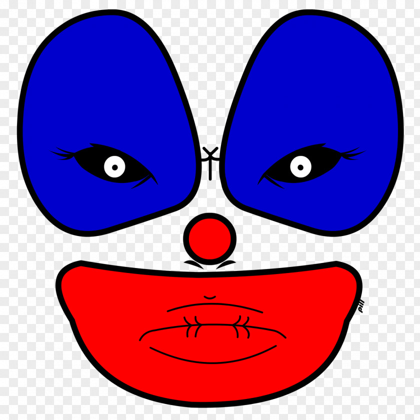 Funny Clown Smiley Nose Cartoon Clip Art PNG