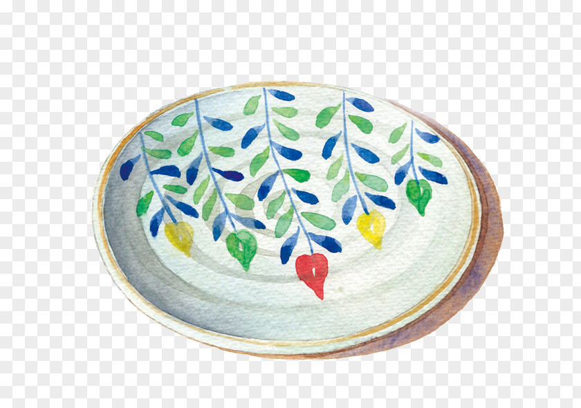 Hand-painted Plates Plate Ceramic Computer File PNG