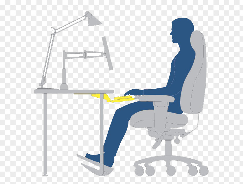 Office Desk Chairs & Sitting Line PNG
