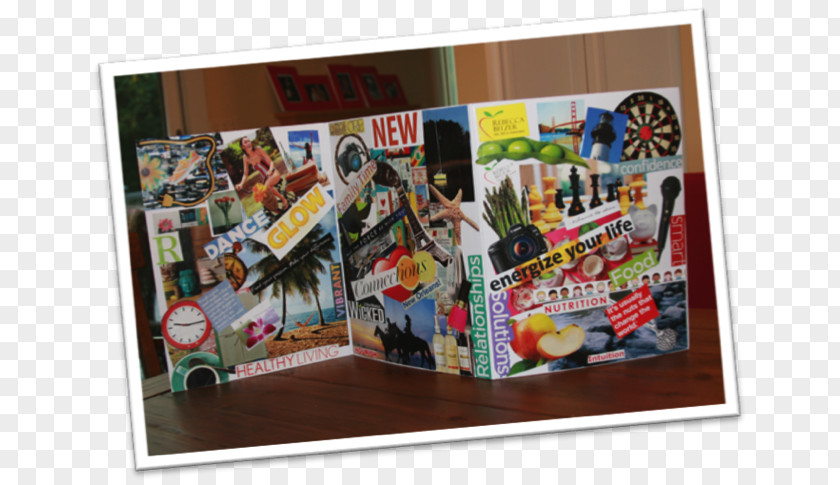 Vision Board Toy Collage PNG