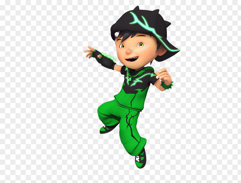 Boboboy Cartoon Ochobot BoBoiBoy Solar Thorn Daun Image PNG