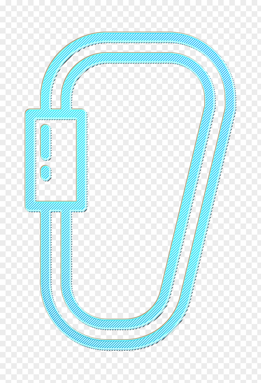 Camping Outdoor Icon Carabiner Sports And Competition PNG