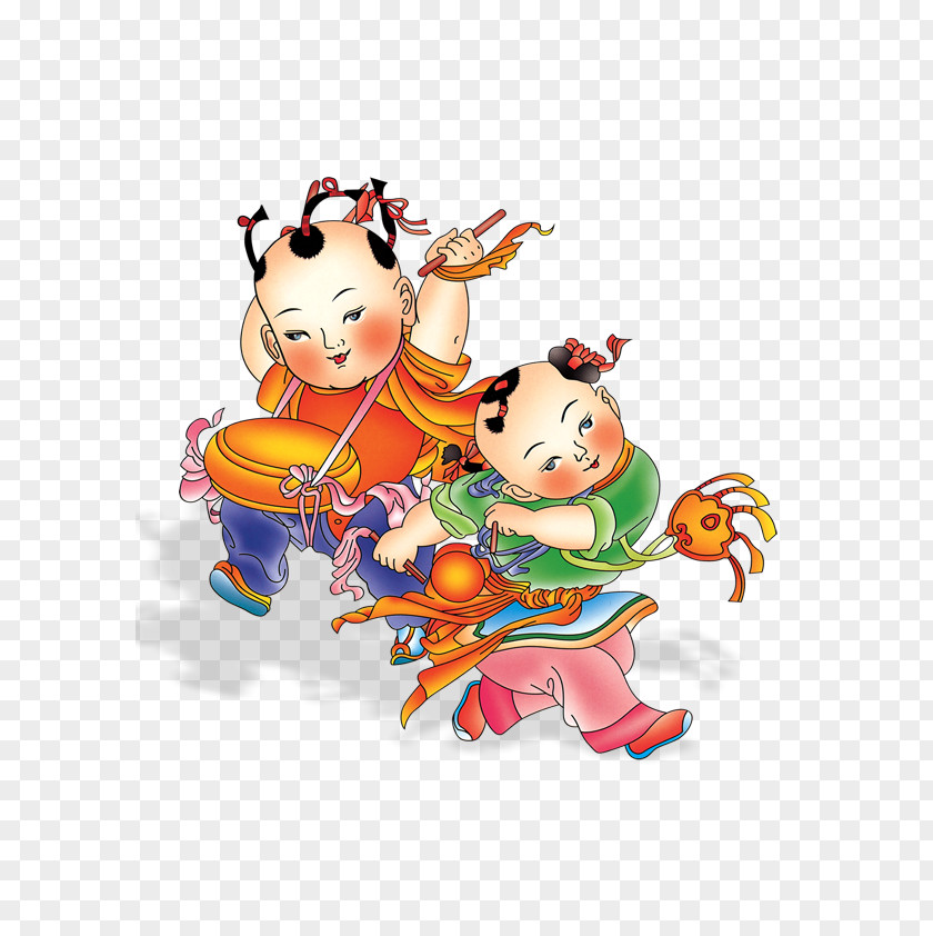 Feasts Doll China Chinese New Year Lunar PNG