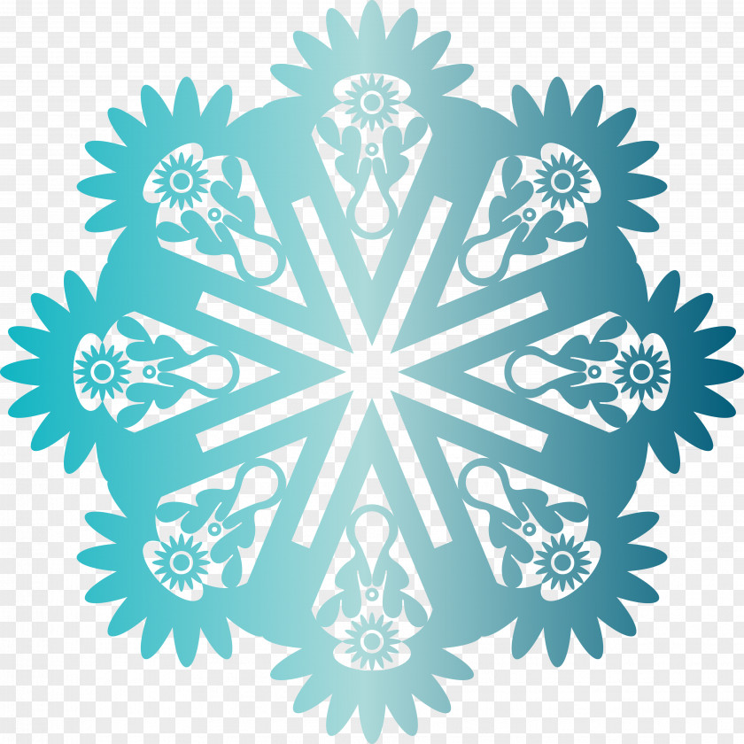 Snowflakes Flower Garden Royalty-free PNG