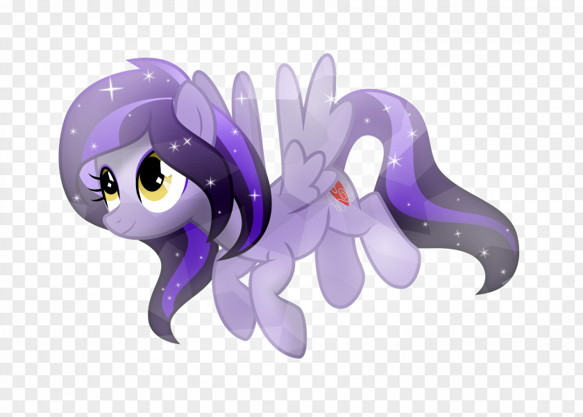 Horse Pony Animal Figurine Lavender PNG