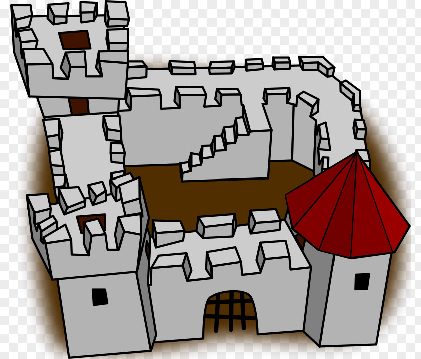 Medieval Pics Castle Fortification Clip Art PNG