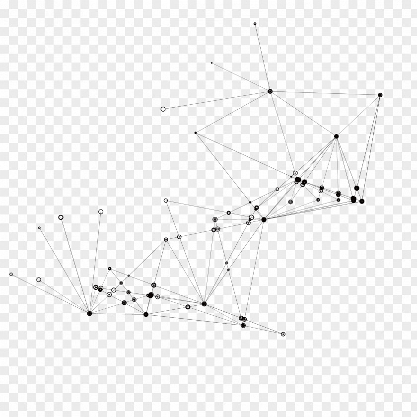 Straight Line And Point Connection Lines Triangle Geometric Shape Area PNG