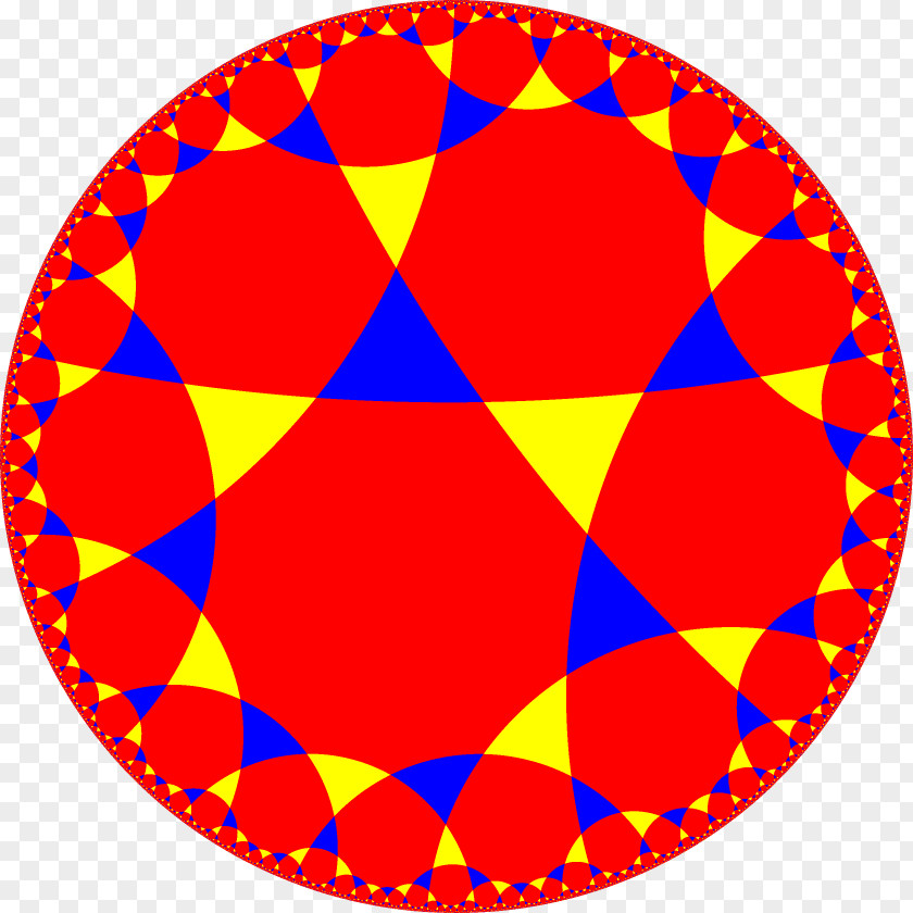 Tessellation Hyperbolic Geometry Uniform Tilings In Plane Triheptagonal Tiling PNG