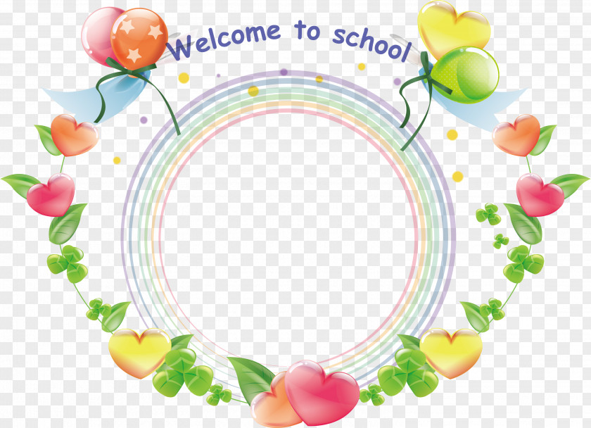 Welcome Back To School Vector Adobe Illustrator Circle PNG