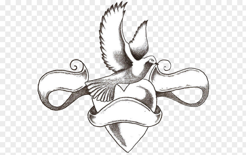 Flying Sparrow Swallow Tattoo Doves As Symbols Columbidae PNG