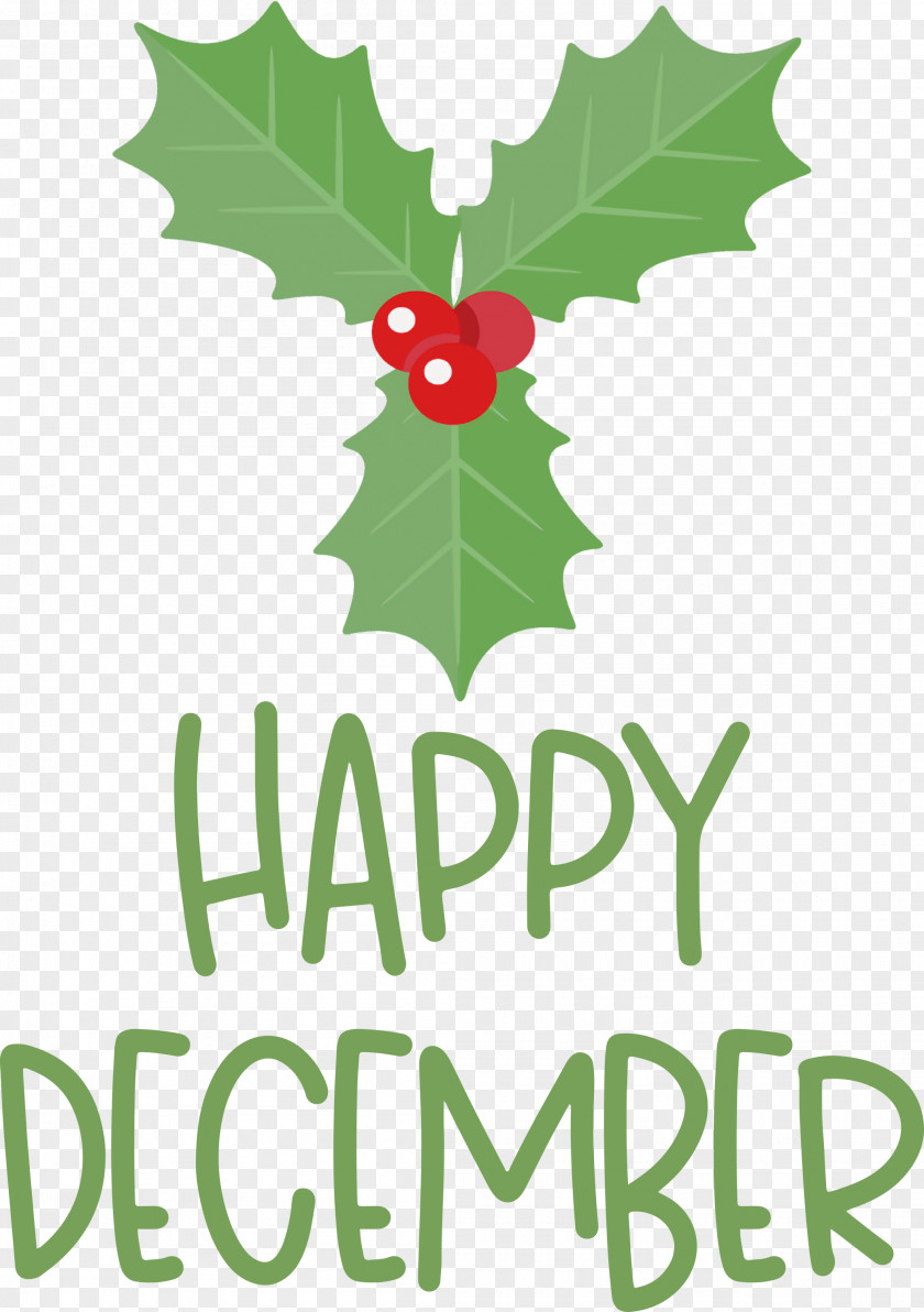 Happy December PNG