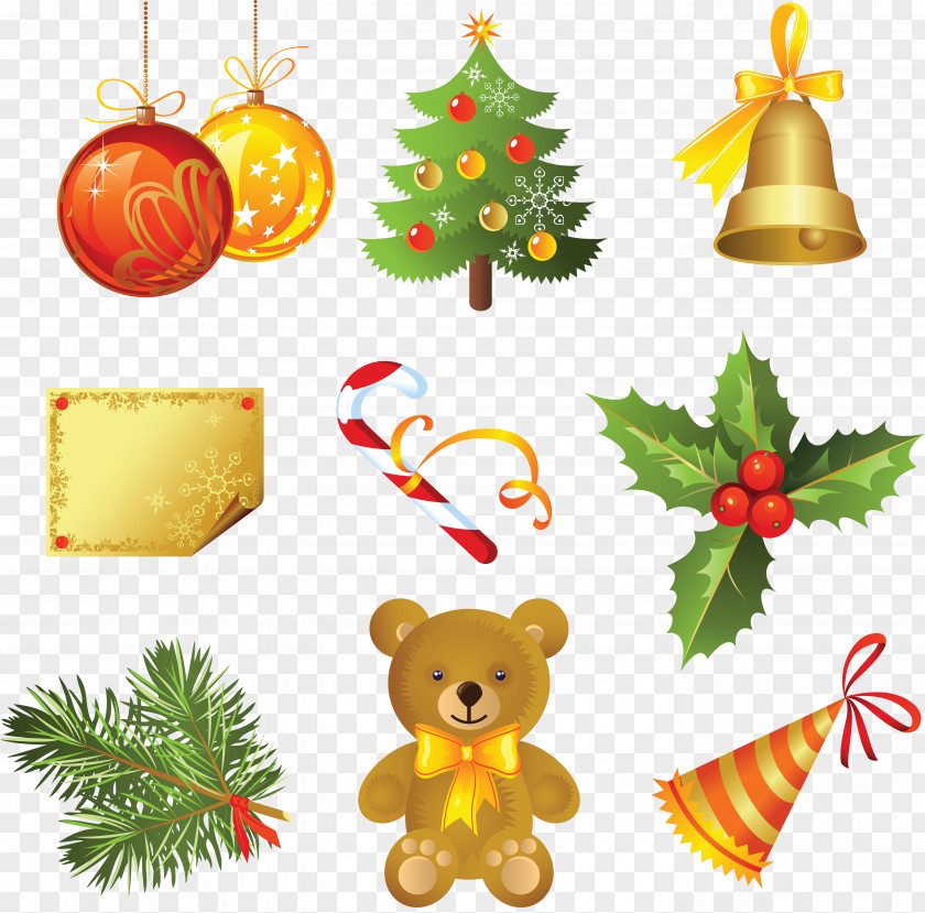 Christmas Vector Elements Photography Clip Art PNG