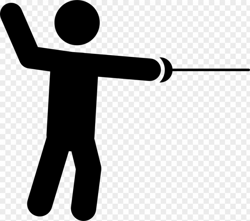 Fencing Icon Line Clip Art Finger Human Behavior Angle PNG