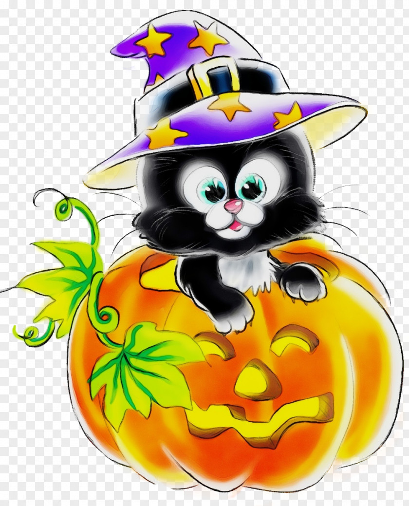 Fictional Character Hat Clip Art Witch Black Cat Plant PNG