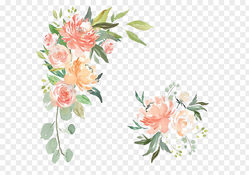 Painting Watercolor: Flowers Watercolour Watercolor Image PNG