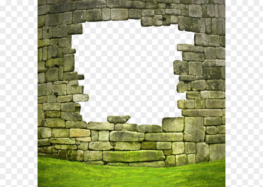 Brick Border Picture Frame Clip Art PNG
