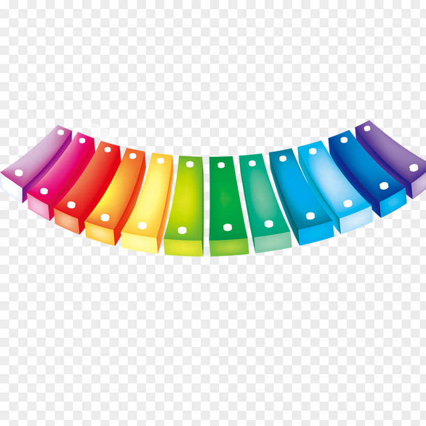 Piano Colored Keys Musical Instrument PNG