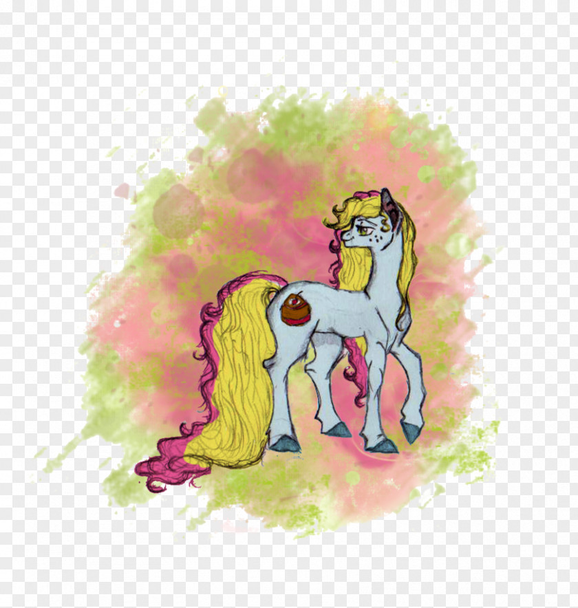 Sour Cherry Horse Carnivora Legendary Creature Animated Cartoon PNG