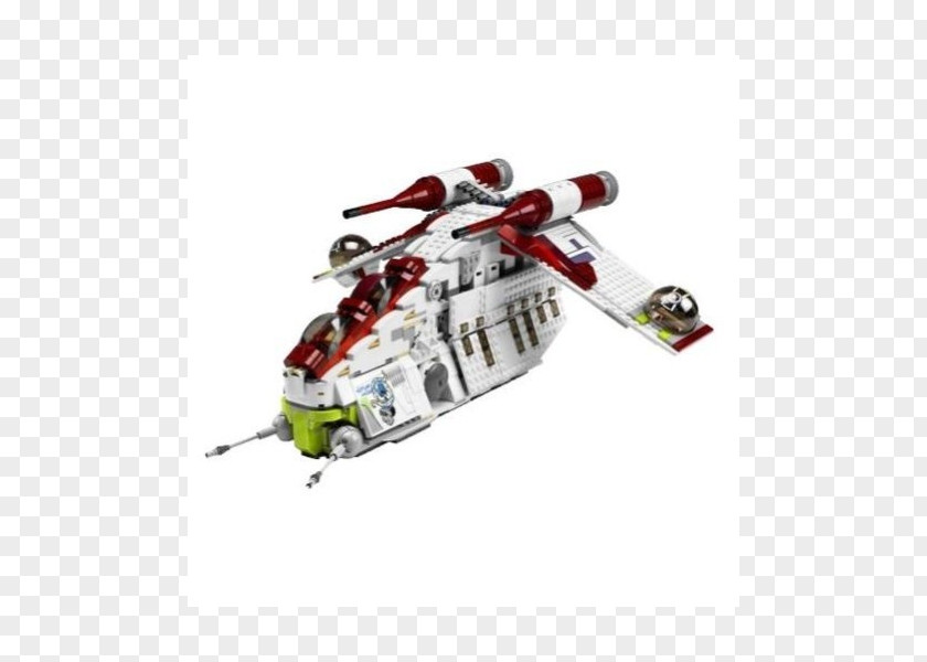 Gunship Lego Star Wars III: The Clone Wars: LEGO 7676 Republic Attack PNG