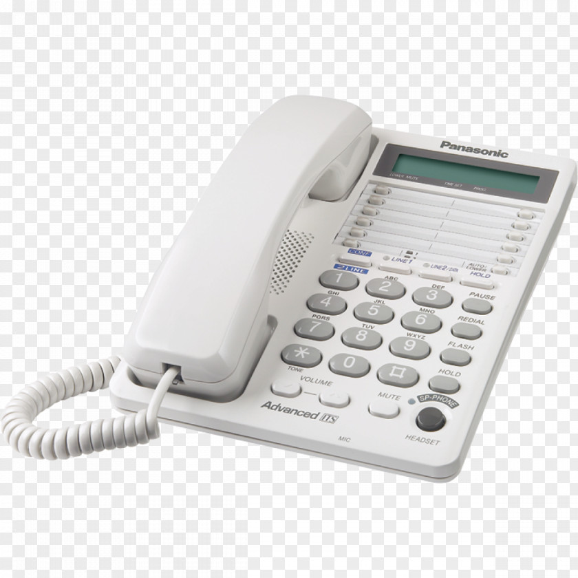 Panasonic KX-T7667 Display Phone Cordless Telephone Home & Business Phones PNG
