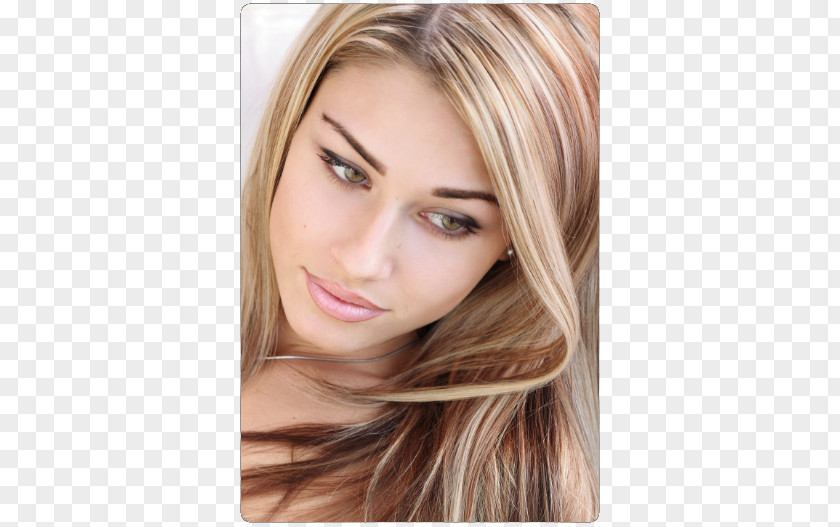 Salon Hair Brown Highlighting Blond Human Color PNG