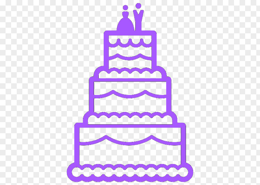 Wedding Cake Topper Layer PNG