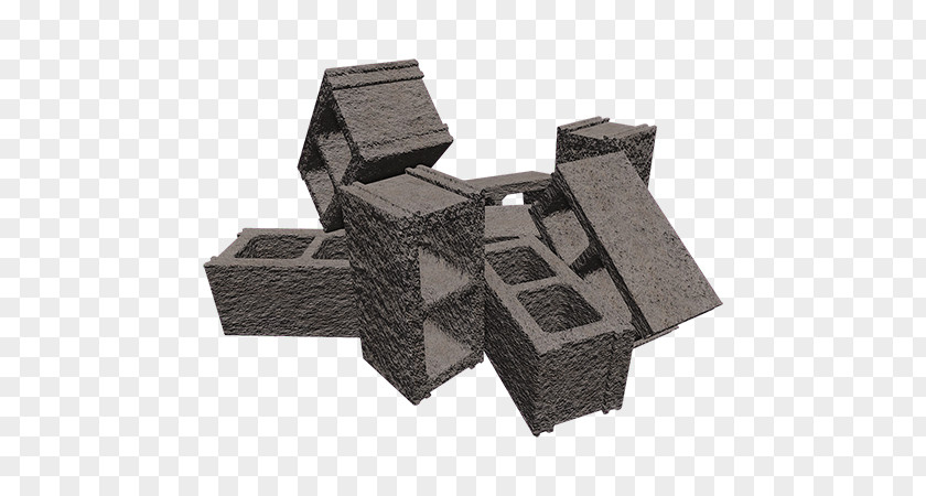 Cinder Block Product Design Angle PNG