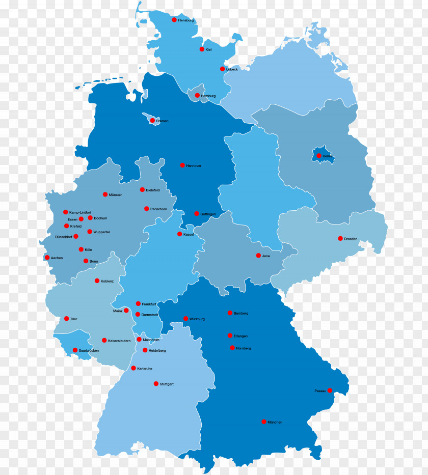 Map Germany City Vector Graphics World PNG