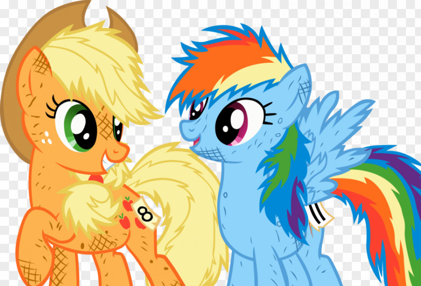 My Little Pony Rainbow Dash Applejack Rarity Fluttershy PNG