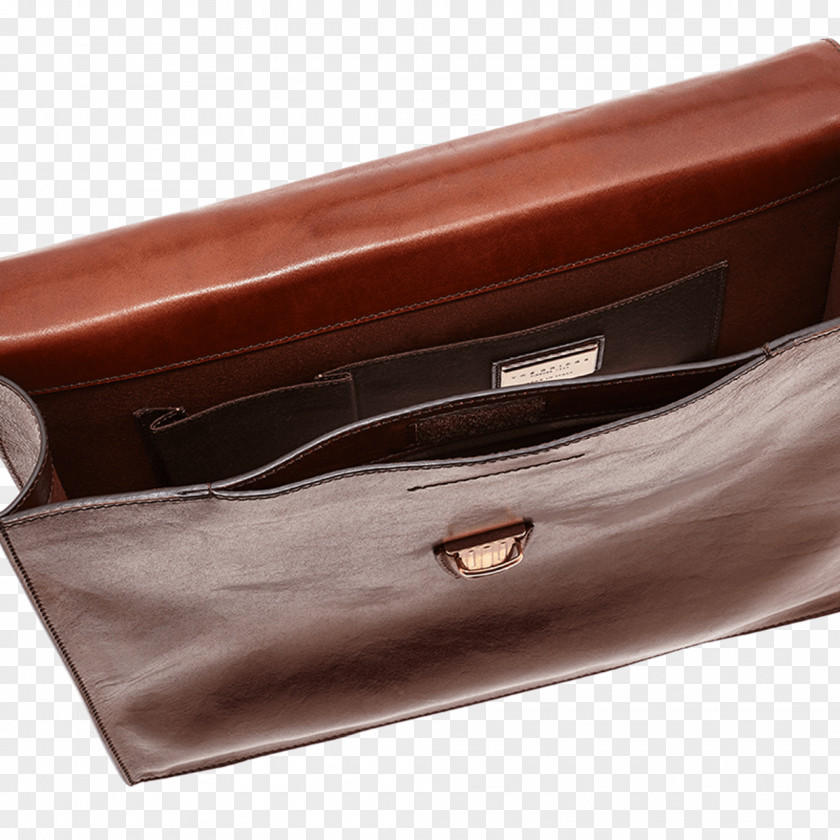 Practical Utility Briefcase Leather Contract Bridge Bag Marrone PNG