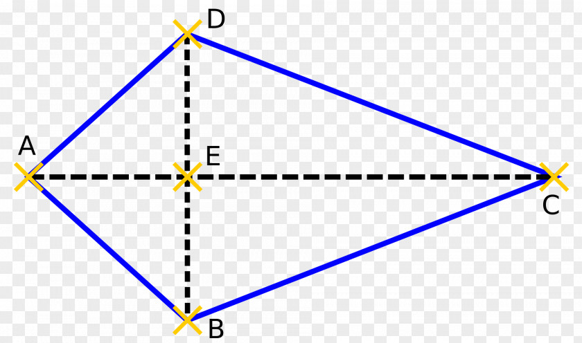 Triangle Kite Mathematics Quadrilateral Diagonal PNG