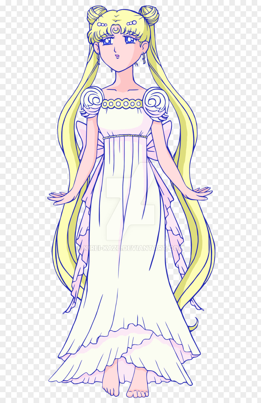 Woman Dress Line Art Clip PNG