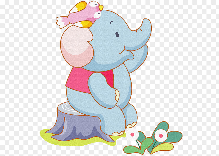 Cartoon Baby Elephant Photo Albums Clip Art PNG