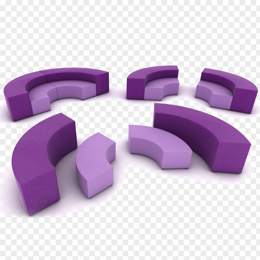 Curved Bench Angle PNG