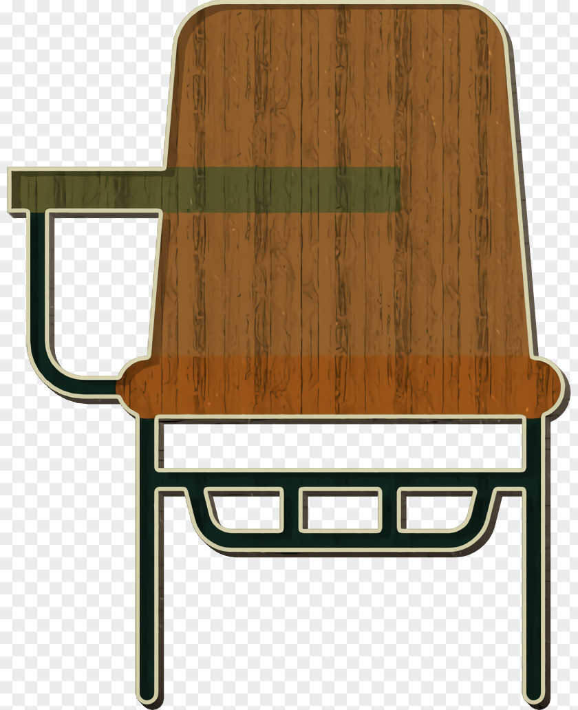 High School Icon Student Desk Chair PNG