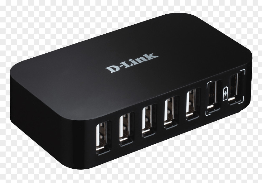 USB Ethernet Hub D-Link Computer Port PNG
