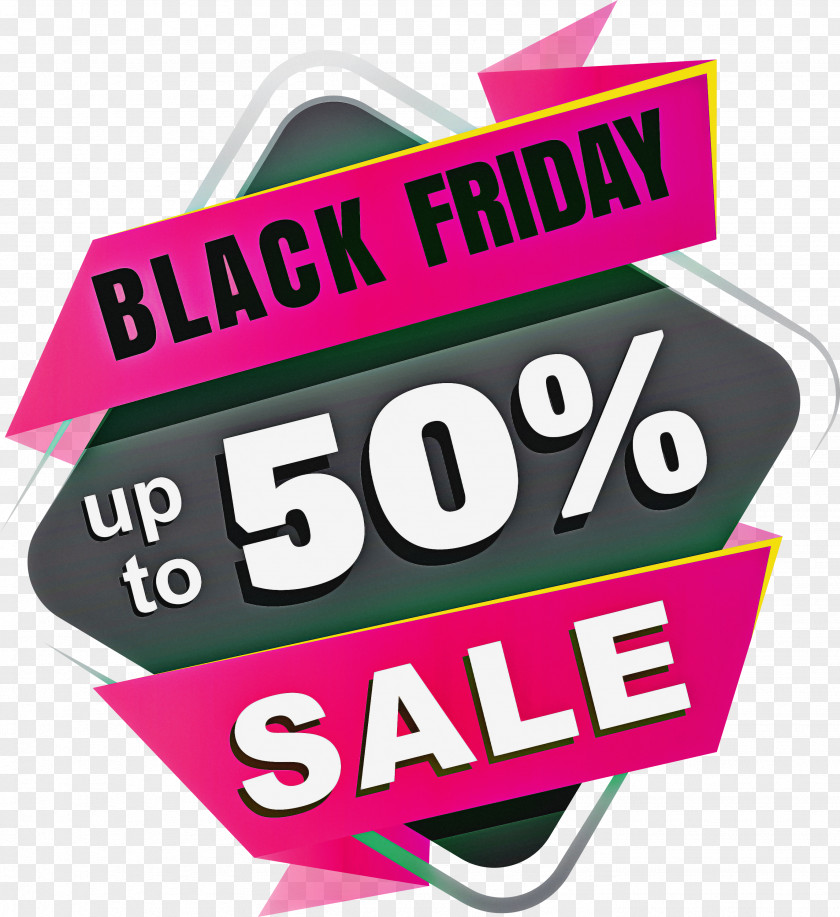 Black Friday Sale Banner Label Tag PNG